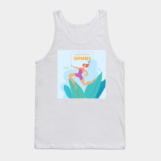 sport design Tank Top by disainanisa